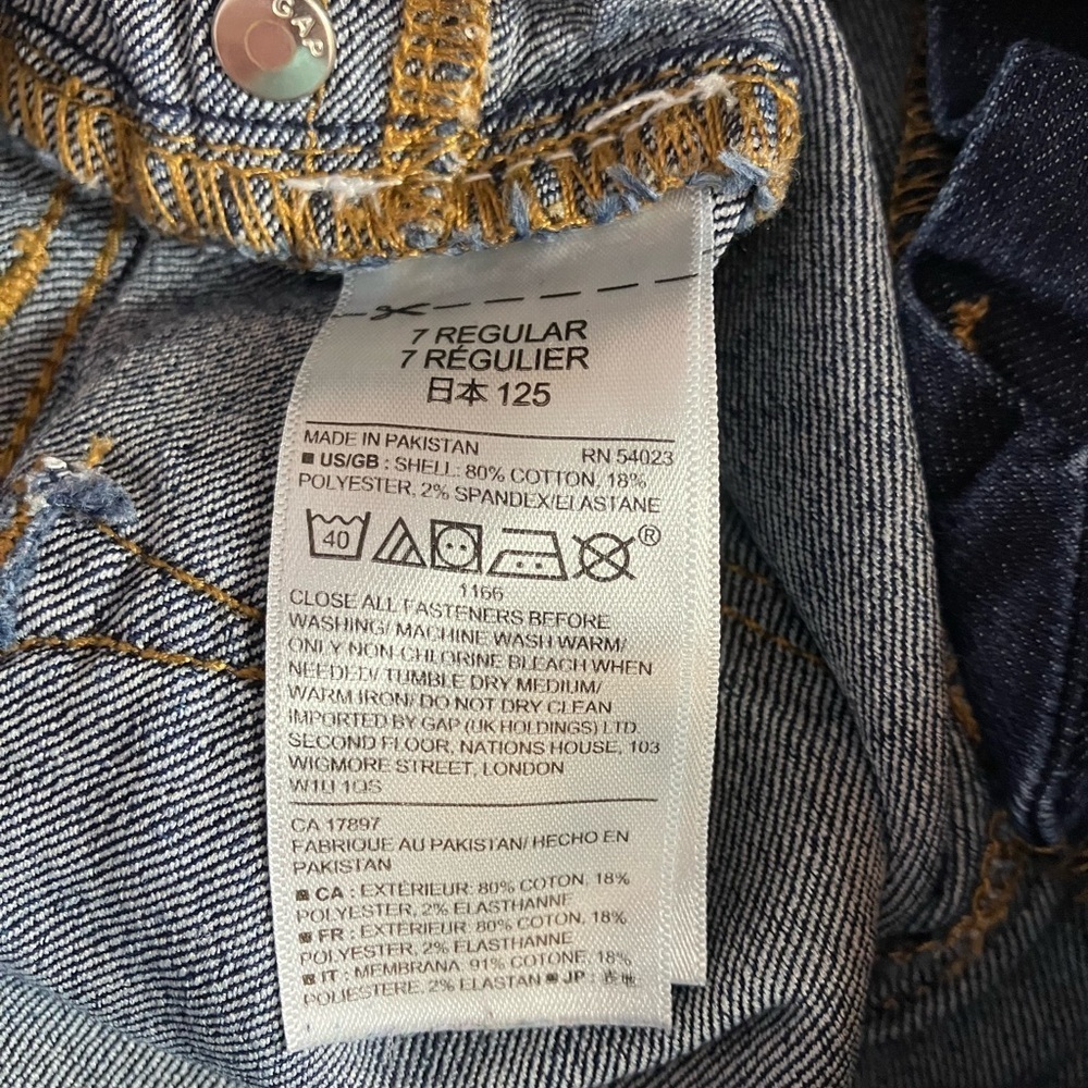 Classic Youth Blue Denim Jeans with Fading and Slim Fit - Picture 10 of 15